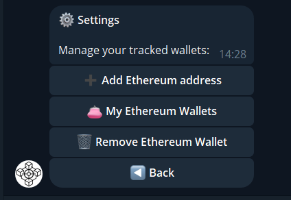 Smart Money Tracker settings per chain